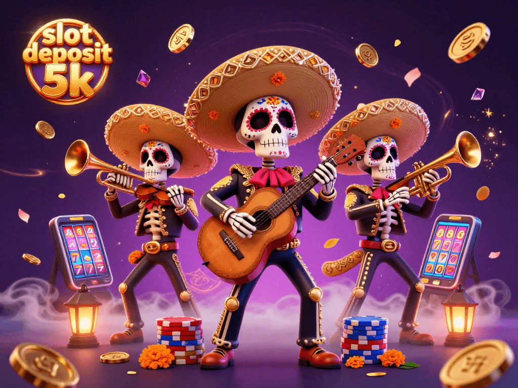 Engage in thrilling wins with slot deposit 5k surrounded by vibrant casino visuals.
