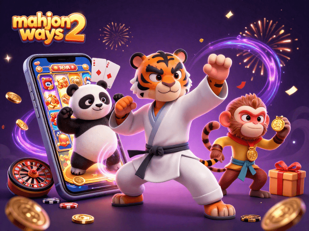 Play thrilling mahjong ways 2 with kung fu characters and dynamic casino elements.